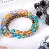 elegant geometric imitation pearl rhinestone hair tie
