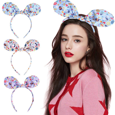 Unisex Princess Color Block Cloth Hair Band