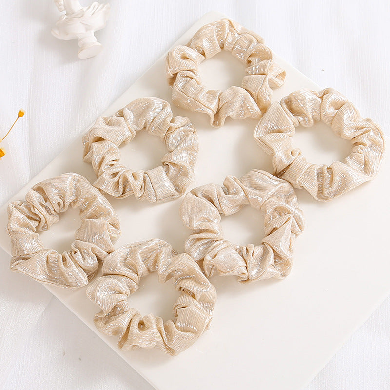 Women's Elegant Simple Style Solid Color Cloth Hair Tie