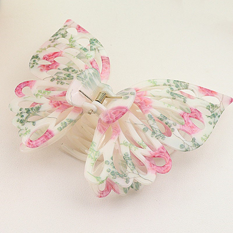 Women's Elegant Sweet Butterfly Plastic Hair Claws