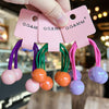 Kid'S Cute Simple Style Color Block Arylic Hair Tie