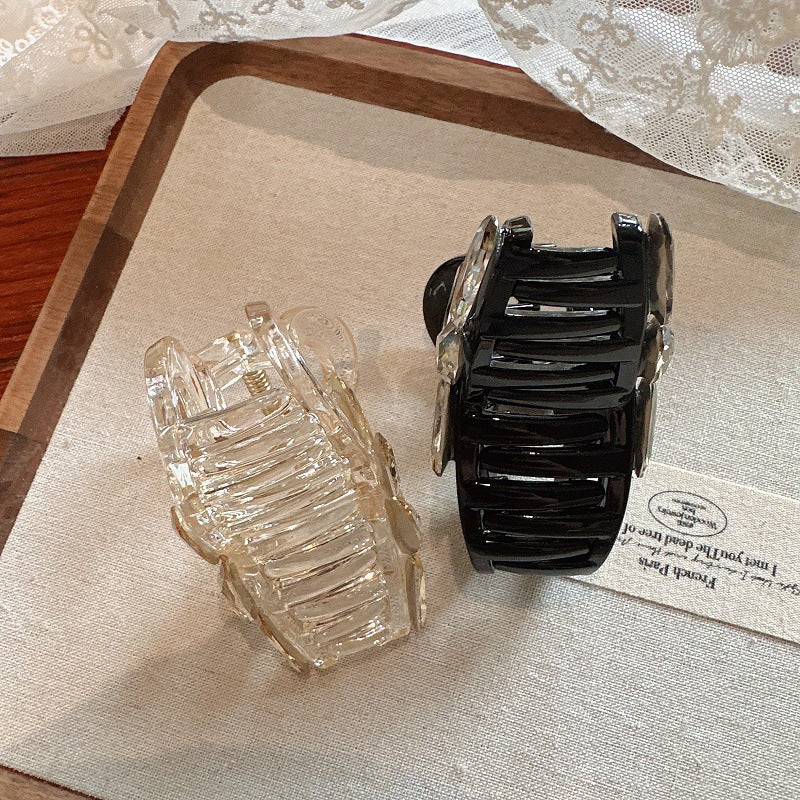 Women's Sweet Simple Style Bow Knot Rhinestone Hair Claws