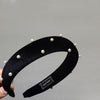 black velvet headband pearls headband retro korean headdress