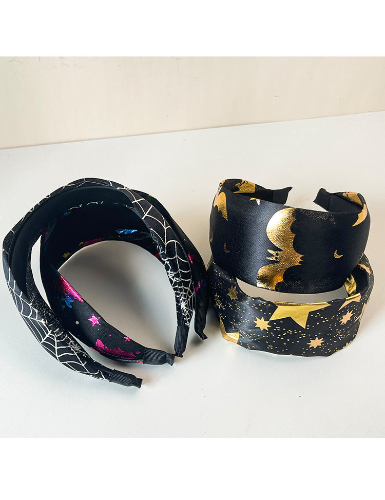 Women's Cool Style Star Spider Spider Web Cloth Hair Band
