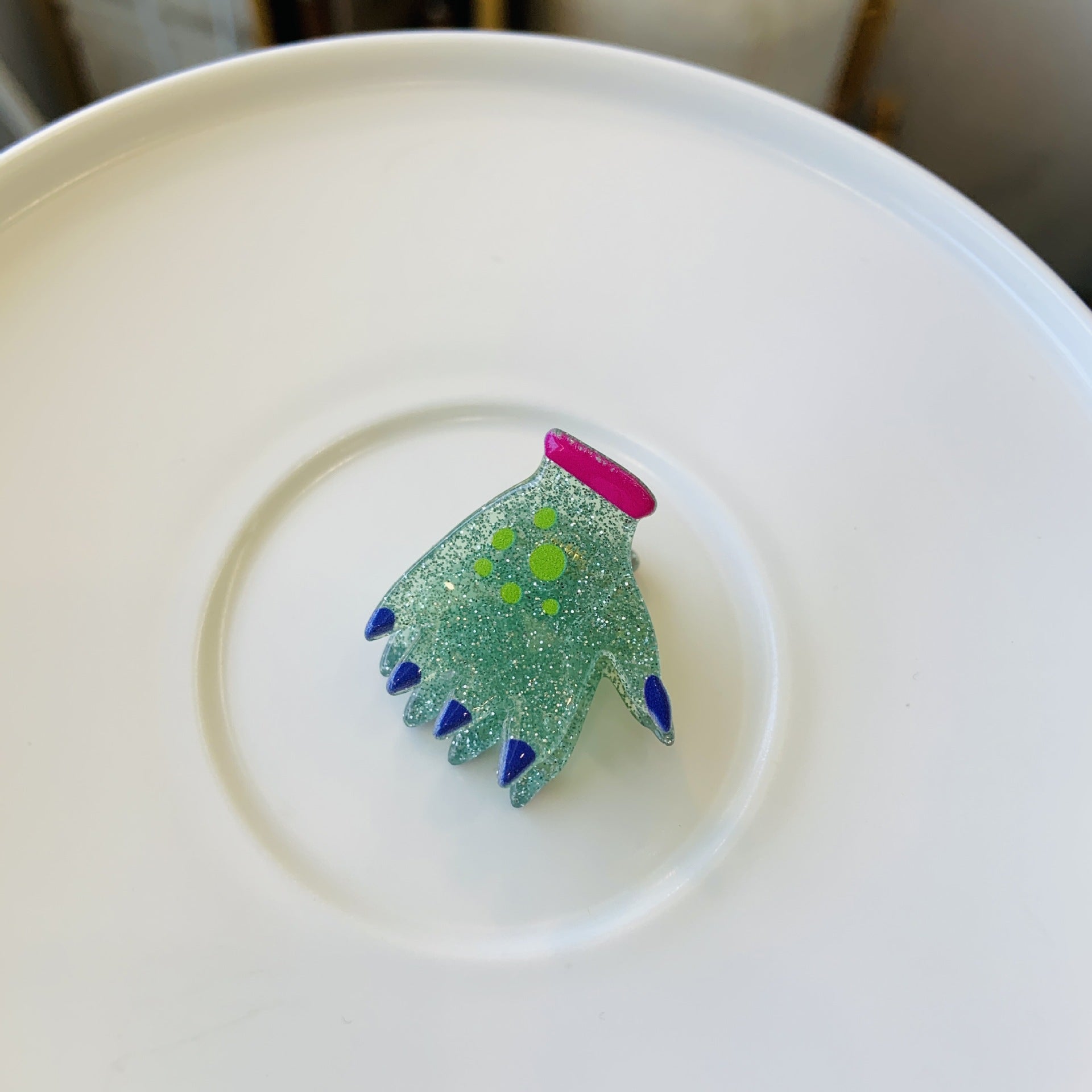 Halloween Cute Funny Women's Spider Web Bat Ghost Acetic acid sheets Hair Claws