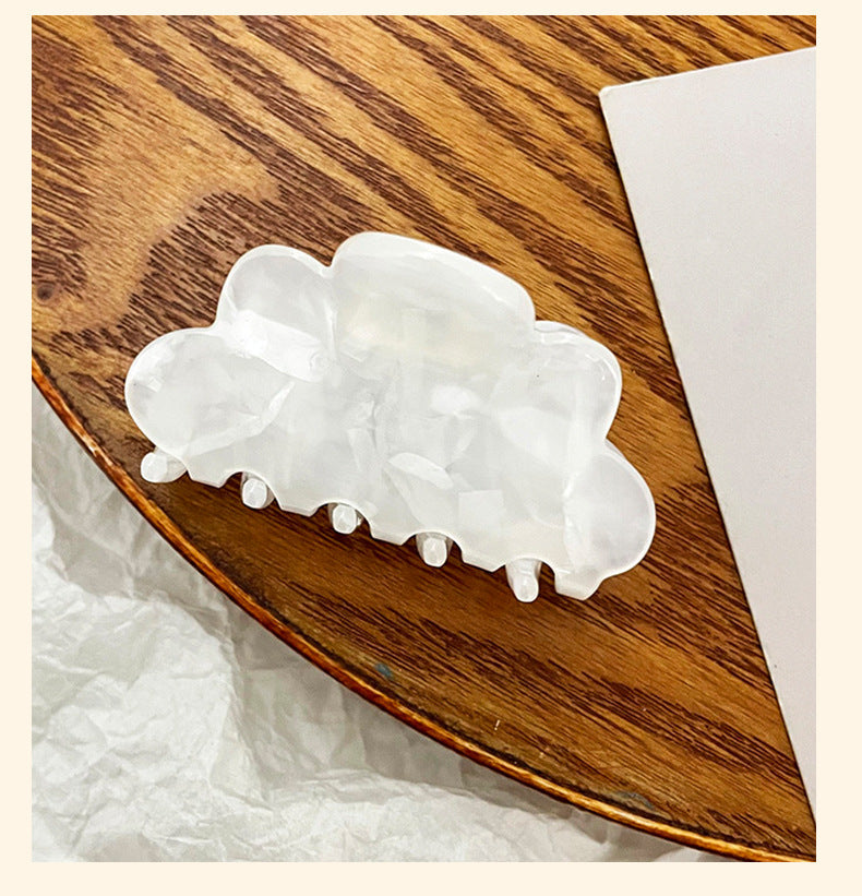 sweet solid color arylic hair claws