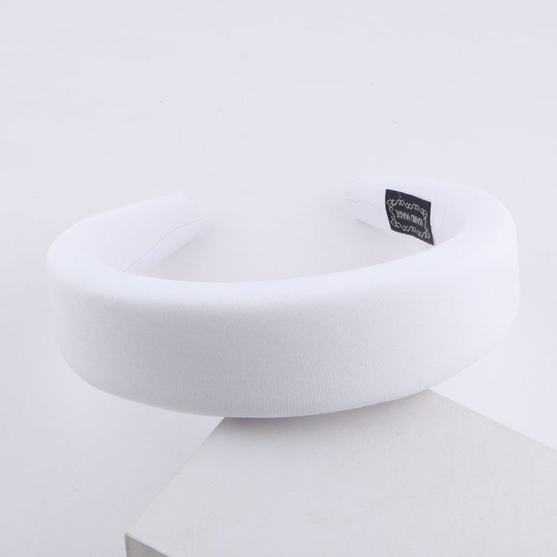 fashion multicolor milk silk sponge headband