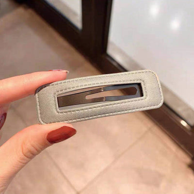 sweet geometric alloy hollow out hair clip 1 piece