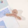 japanese style solid color plastic handmade hair claws 1 piece