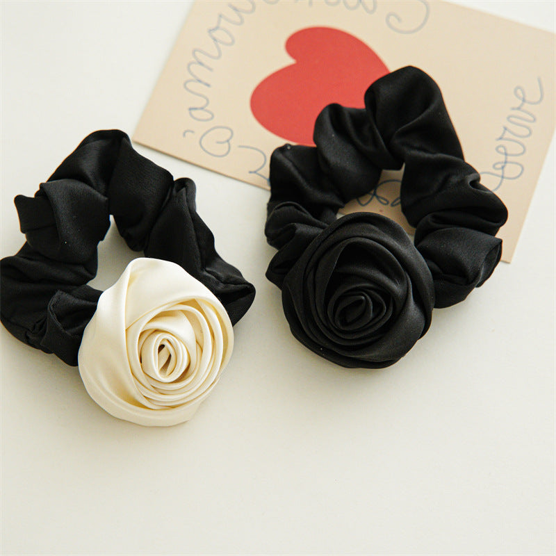 Women's Elegant Flower Cloth Hair Tie
