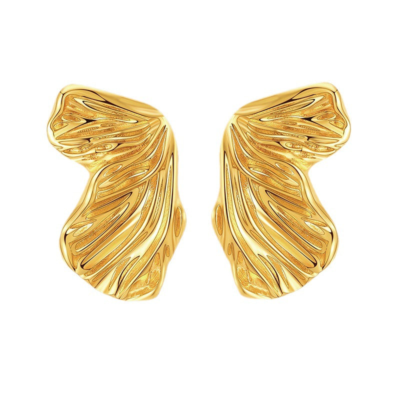 1 Pair Simple Style Classic Style Butterfly Plating Copper Ear Studs