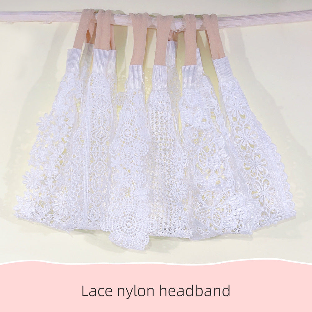 sweet flower cloth lace hair band