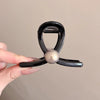 Cute love grab clip girl 2025 new popular high-end disc hair shark clip hairpin hair card headdress
