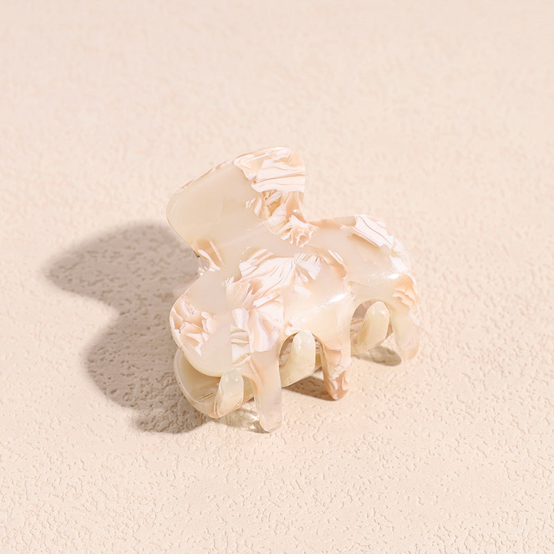 fashion marble acetic acid sheets handmade hair claws 1 piece