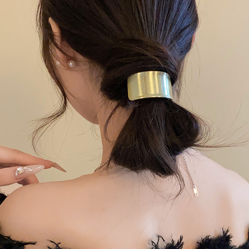 Women's IG Style Simple Style Solid Color Alloy Hair Tie