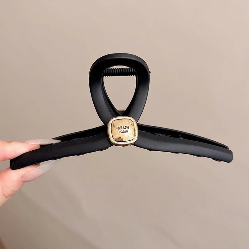 Cute love grab clip girl 2025 new popular high-end disc hair shark clip hairpin hair card headdress