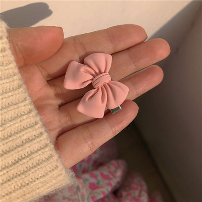 Women's Cute Sweet Heart Shape Plastic Resin Hair Clip