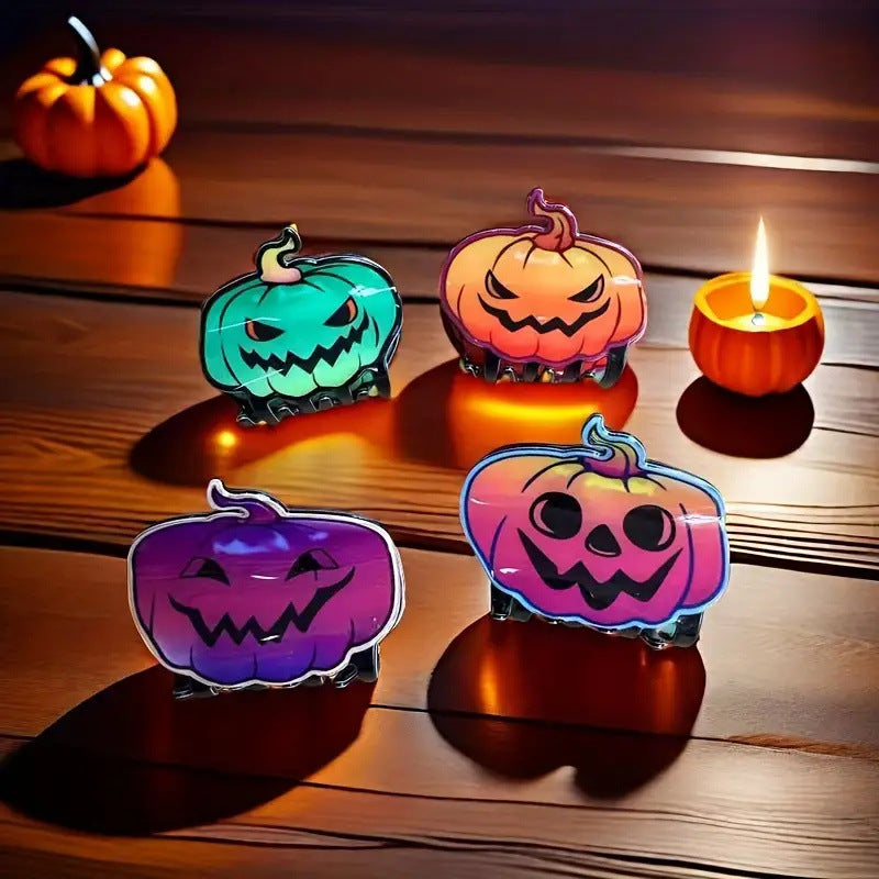 Halloween Hip-Hop Retro Funny Pumpkin PVC Holiday Daily