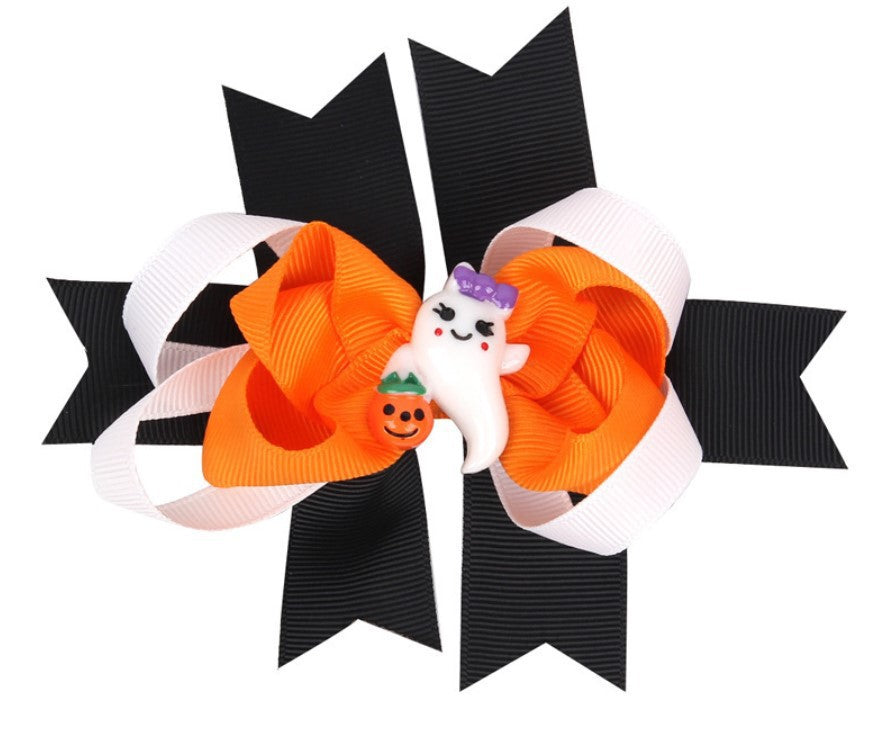 Girl'S Casual IG Style Solid Color Bow Knot Handmade Hair Clip