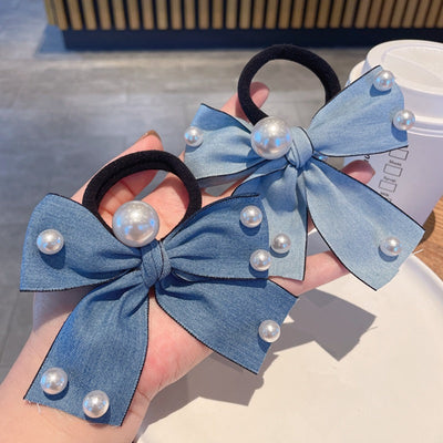 Women's Elegant Bow Knot Cloth Hair Tie