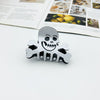 Halloween Original Design Women's Skull Arylic Carving Hair Clip Hair Claws