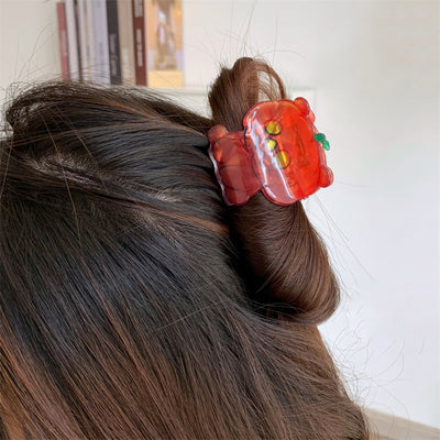 Halloween Little Ghost Acrylic Jaw Clip Niche Creative Design Small and Medium Hair Claw Shark Clip New Hair Accessories