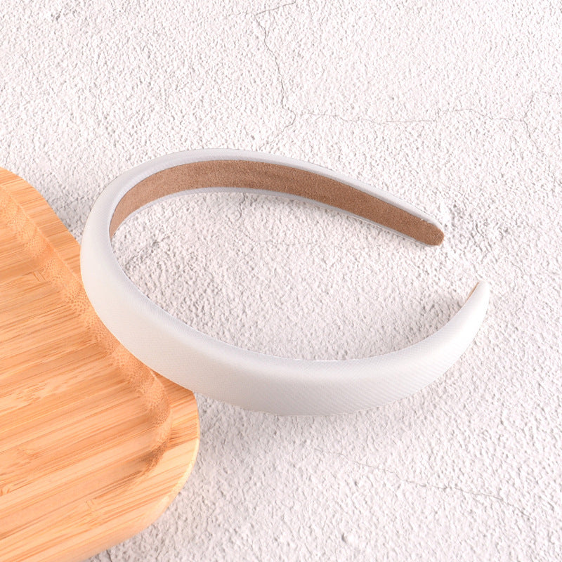 fashion candy color solid color sponge wide-sided headband