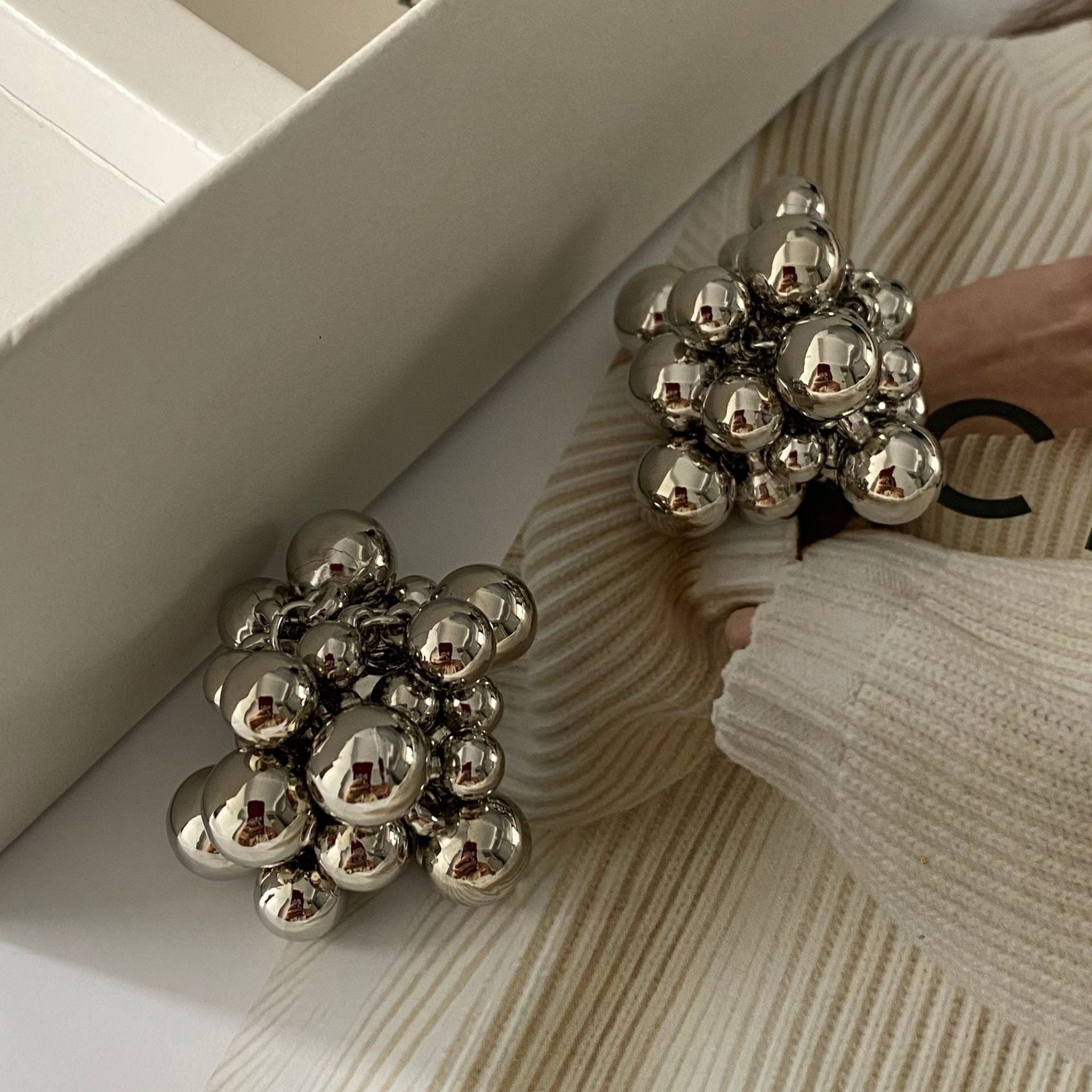 1 Pair Simple Style Classic Style Solid Color Plating Copper Ear Studs