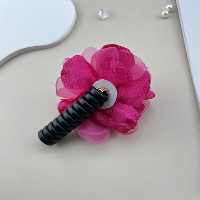 Women's Sweet Simple Style Flower Plastic Cloth Hair Tie