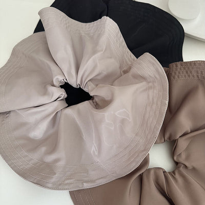 Women's Simple Style Solid Color Cloth Pleated Hair Tie