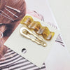 Women's Simple Style Classic Style Solid Color Alloy Plastic Tassel Hair Clip
