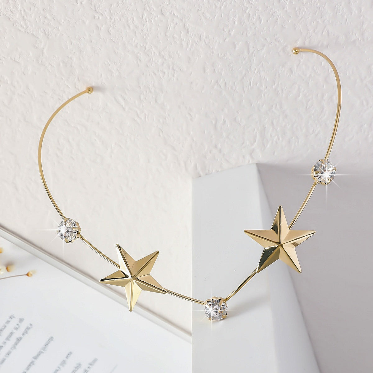 Women's Sweet Simple Style Geometric Leaves Iron Plating Hair Band