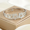 Casual Simple Style Streetwear Floral 304 Stainless Steel Stainless Steel Bracelets In Bulk