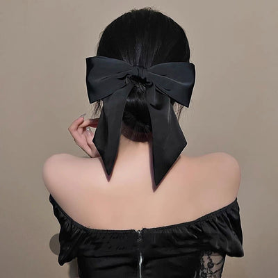 sweet bow knot cloth hair clip