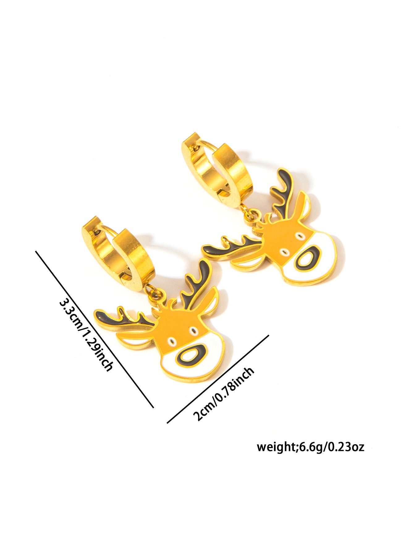 Jewelry Cute IG Style Christmas Hat Christmas Socks Elk Titanium Steel Gem Plating Inlay Bracelets Earrings Necklace