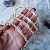 fashion square alloy inlay crystal hair band 1 piece