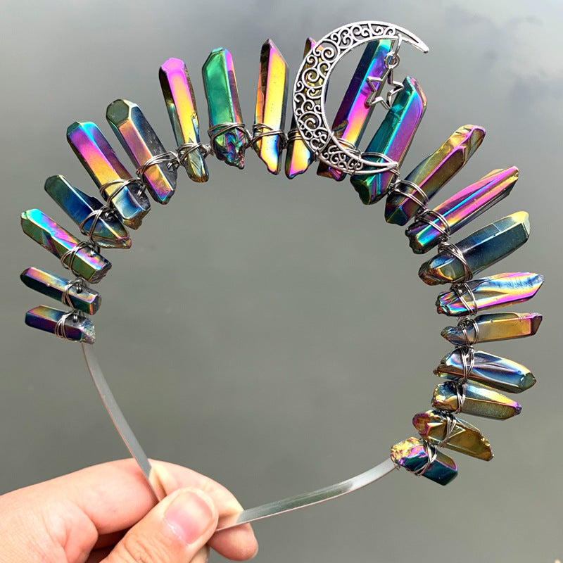 Women's Shiny Geometric Crystal Hair Band