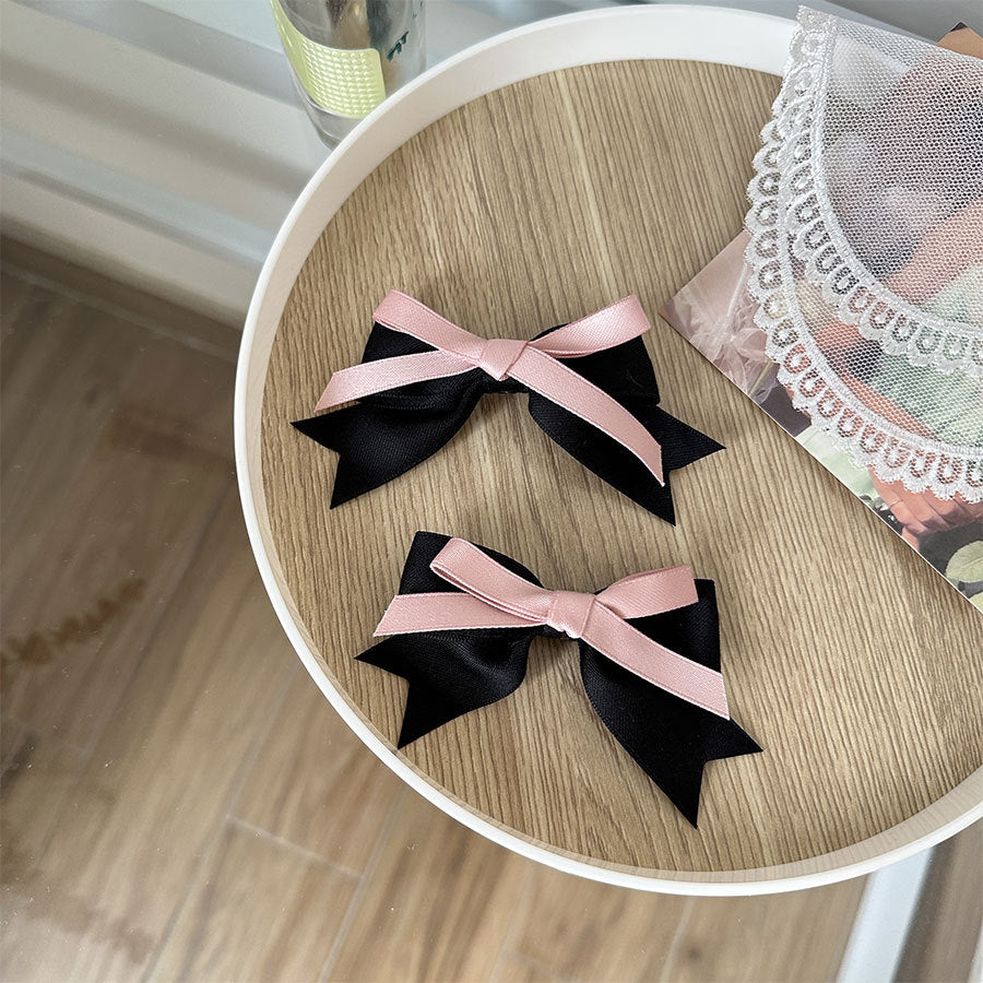 Women's Sweet Simple Style Bow Knot Cloth Hair Clip Hair Tie Brooches