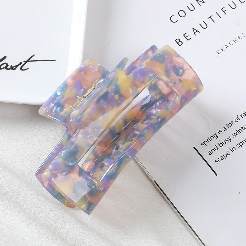 fashion leopard arylic stoving varnish hair claws 1 piece