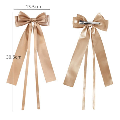 Women's Simple Style Classic Style Bow Knot Alloy Handmade Hair Clip