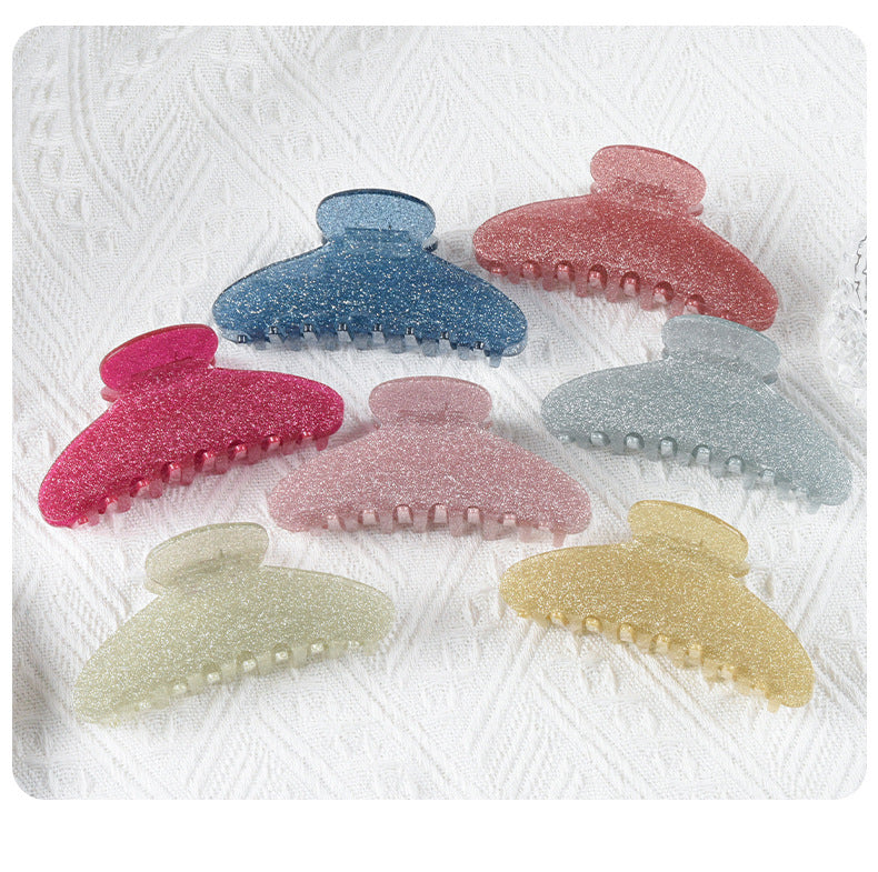 Women's Casual Simple Style Solid Color Arylic Stoving Varnish Hair Claws