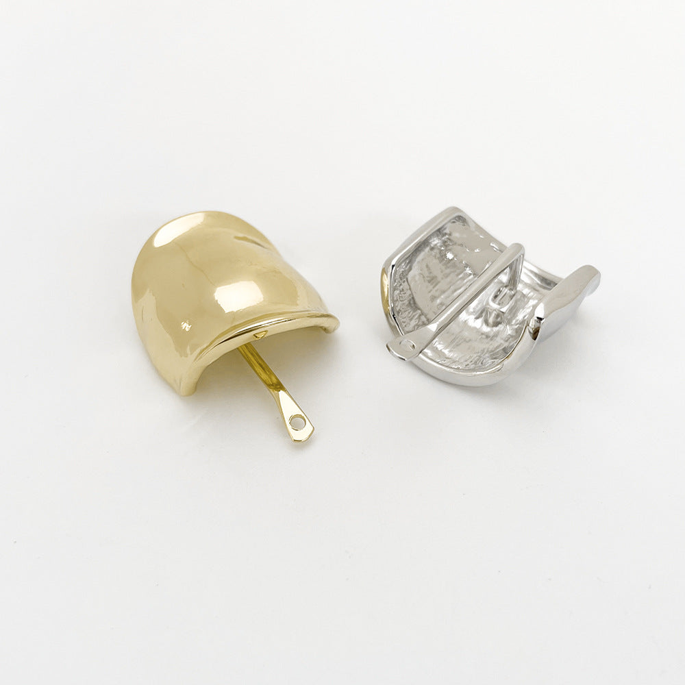 Women's Simple Style Geometric Alloy Plating hair buckle