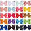 fashion bow knot polyester rib hair clip