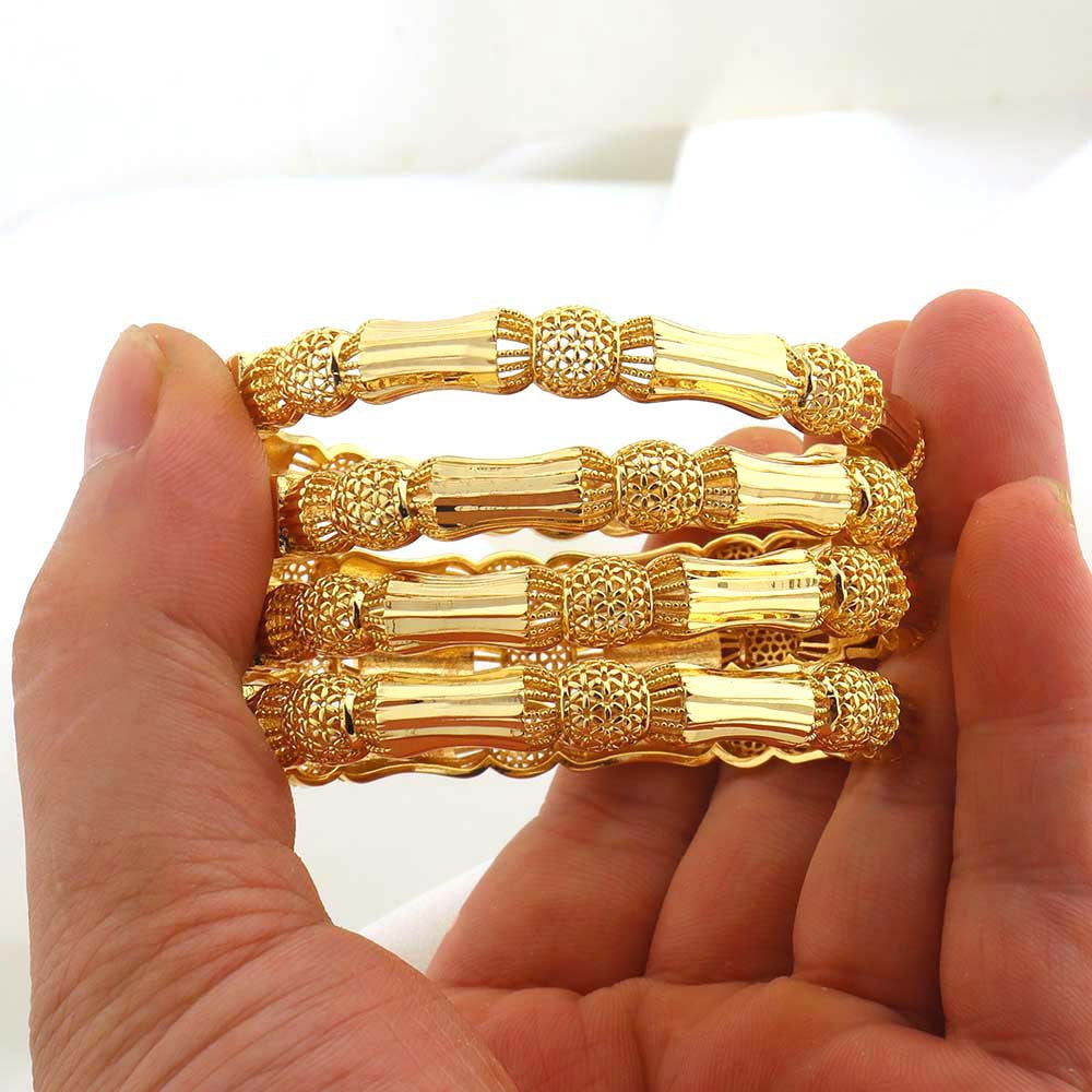 Copper Plating 18K Gold Ladies' Bracelet Temperament Entry Lux Hollow Small Waist Dubai Bridal Wedding Jewelry