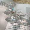 fashion butterfly plastic resin polishing hair claws