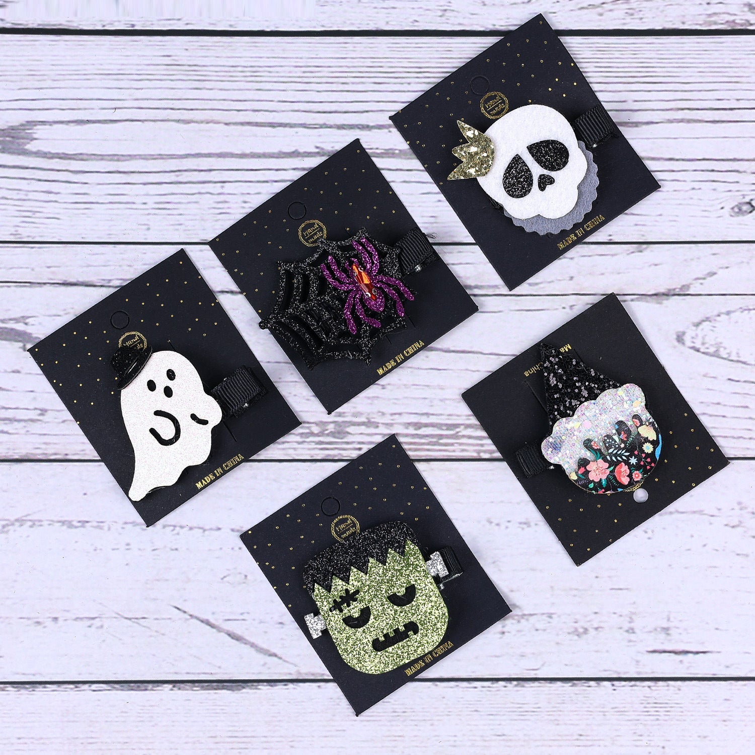 Halloween Cute Kid'S ghost Skull Hair Clip