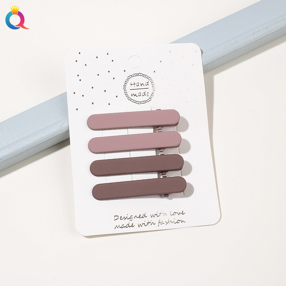 women's simple style geometric alloy plating hair clip