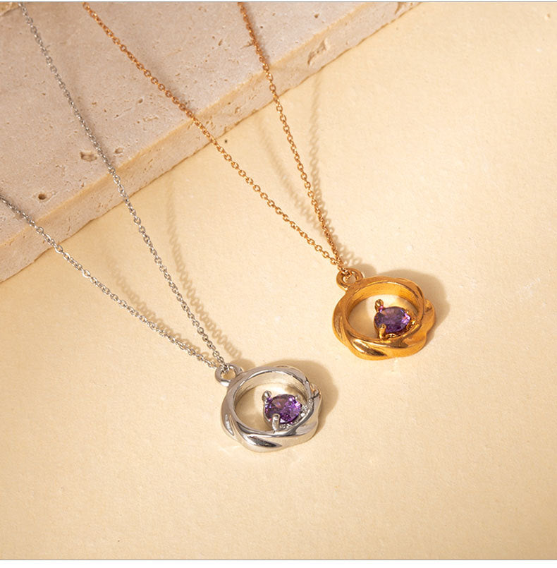 Jewelry IG Style Vintage Style Geometric 304 Stainless Steel Pendant Necklace