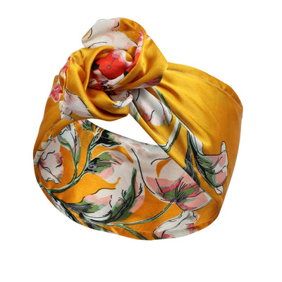 streetwear solid color flower cloth rib-knit hair band 1 piece