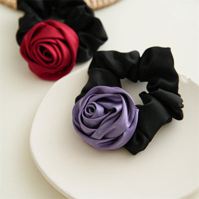 Women's Elegant Flower Cloth Hair Tie